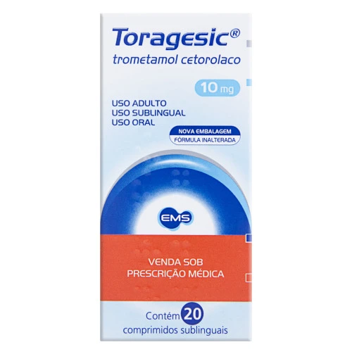 TORAGESIC 10MG EMS CAIXA 20 COMPRIMIDOS SUBLINGUAIS
