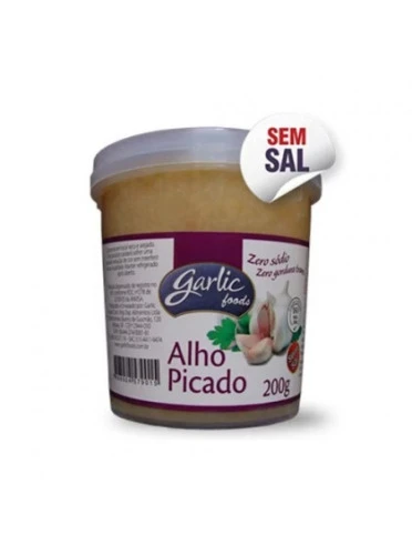 ALHO PICADO GRALIC FOODS 400G COM FIBRAS