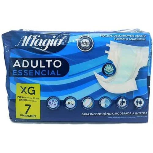 FRALDA GERIATRICA AFFAGIO BEM ESTAR XG COM 7