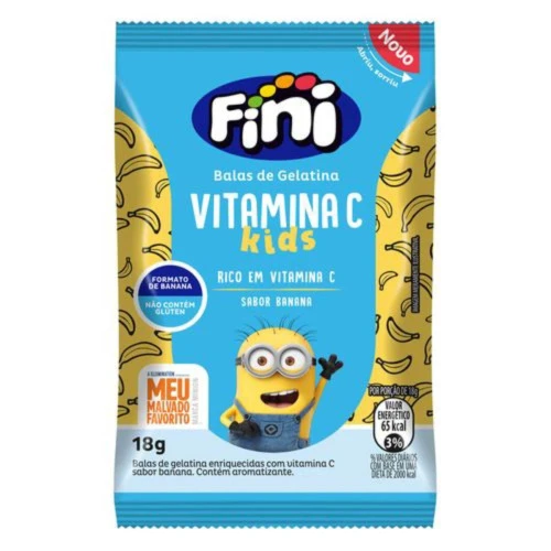 FINI BEM ESTAR VITAMINA C KIDS BANANA 18G