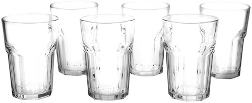 CONJUNTO DE COPOS CASA AMBIENTE BOSTON 6 PECAS 450ML COVI029