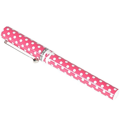 CANETA URBAN DOTS CINZA PINK BCO