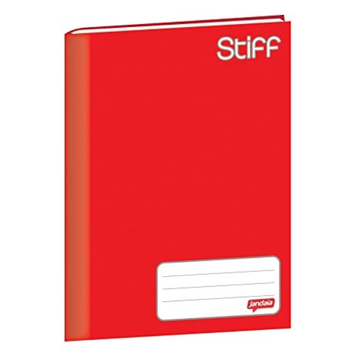 CADERNO JANDAIA BROCHURA UNIV 96FLS STIFF VERMELHO