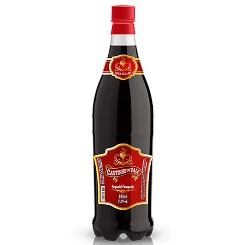 COQUETEL DE VINHO TINTO GARRAFA 880ML CANTINHO DO VALE