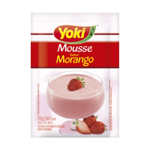 MISTURA PARA MOUSSE YOKI MORANGO 70G