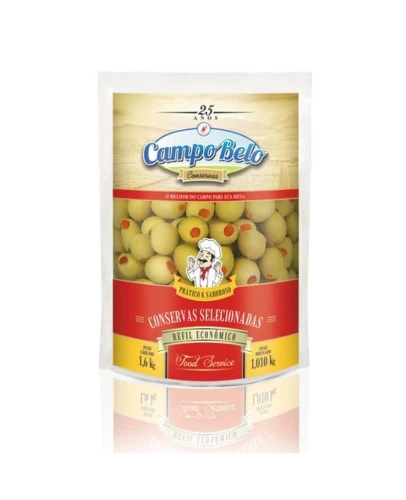 AZEITONA VERDE FATIADA 150G CAMPO BELO