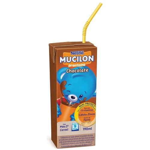 BEBIDA LÁCTEA NESTLÉ MUCILON PRONTINHO CHOCOLATE 190ML