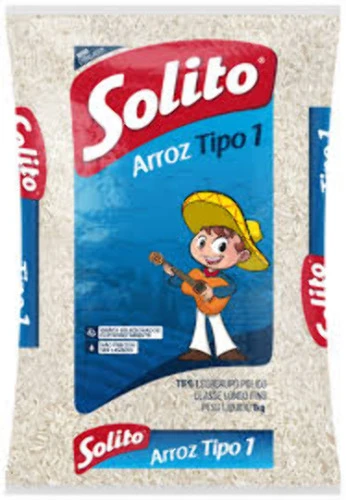 ARROZ POLIDO TIPO 1 SOLITO PACOTE 5KG