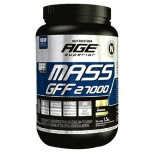 ESPORTIVO NUTRILATINA AGE MASS GFF 27000 POTE PÓ 1500 GRAMAS
