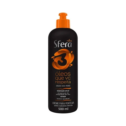 CR SFERA PARA PENTEAR 3 OLEOS QUE VC RESP 500ML