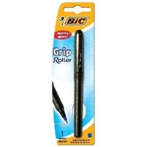 CANETA BIC GRIP ROLLER AZUL