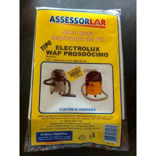 SACO ASSESSORLAR PARA ASPIRADOR PROSDO