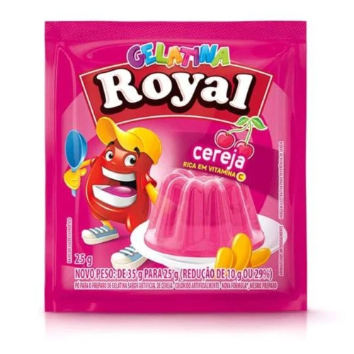 GELATINA ROYAL 25G CEREJA