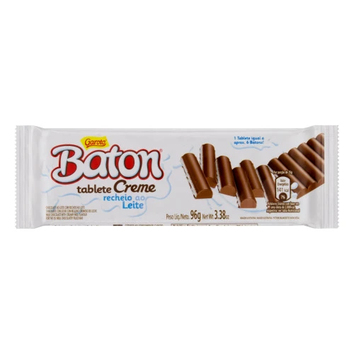 CHOC BATON TABLETE RECH CREME 96G