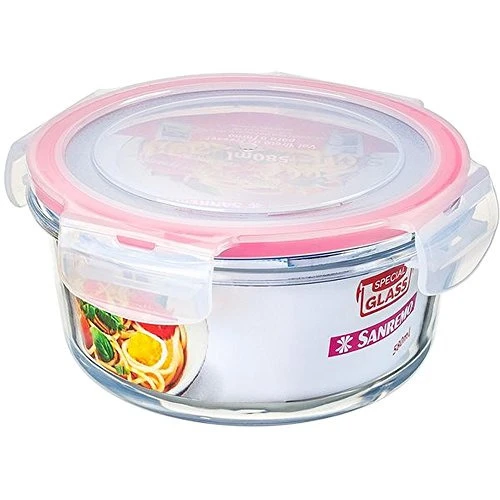 POTE DE VIDRO REDONDO 580ML