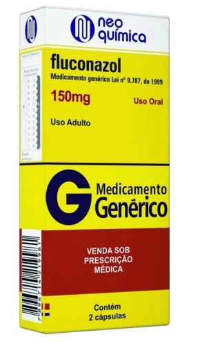 FLUCONAZOL 150 MG 2 CÁPSULAS NEO QUÍMICA GENÉRICO