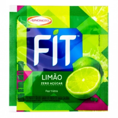 REFRESCO EM PÓ LIMÃO ZERO AÇÚCAR FIT PACOTE 8G
