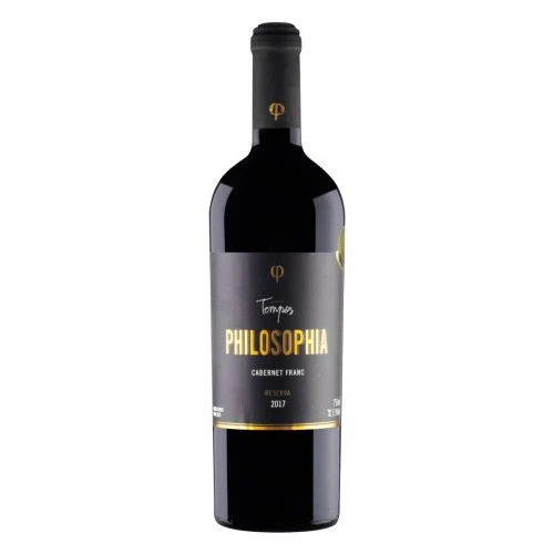 VINHO BRASILEIRO TINTO SECO RESERVA PHILOSOPHIA GÃES TEMPOS CABERNET FRANC GARRAFA 750ML