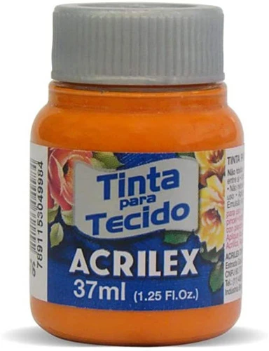 TINTA PARA TECIDO FOSCA ACRILEX CENOURA 37 ML