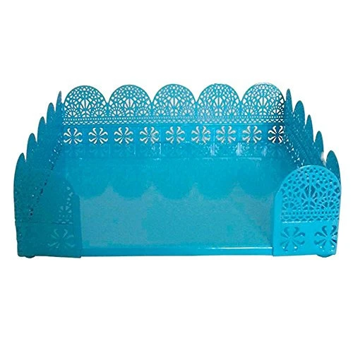 PORTA GUARDANAPO URBAN FANCY LACES GRANDE AZUL