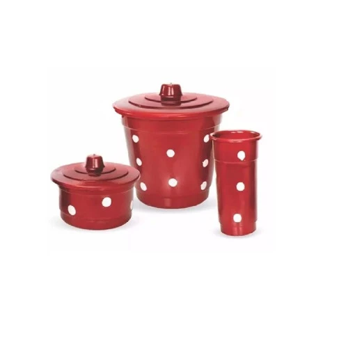 KIT PIA POA VERMELHO 3PCS 158