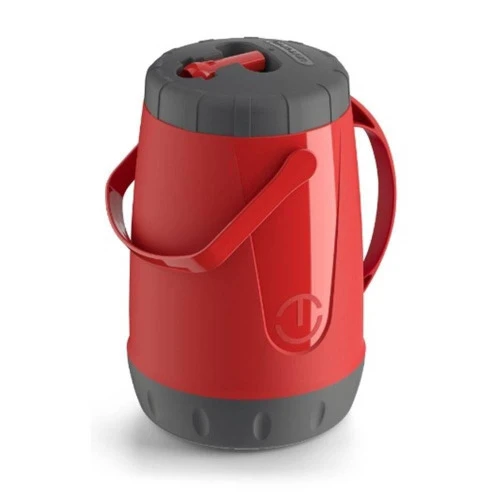 GARRAFA TÉRMICA TERERÉ UNITERMI PAVIA 2,5LT VERMELHO