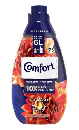 AMACIANTE DE ROUPA CONCENTRADO HYDRA RUM COMFORT FRASCO 1 5L