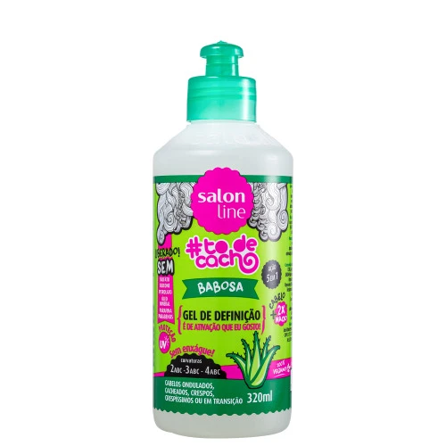 GEL #TODECACHO BABOSA TRATAMENTO PARA DIVAR LIBERADO SALON LINE 320ML