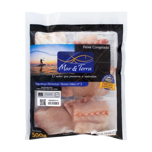 FILÉ DE PIRARUCU MAR TERRA 500G SEM PELE