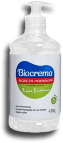 GEL ANTISSÉPTICO PARA MAOS BIOCREMA 420G LIMÃO SICILIANO