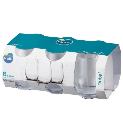 CONJUNTO COM 6 COPOS LONG DRINK DUBAI 480ML