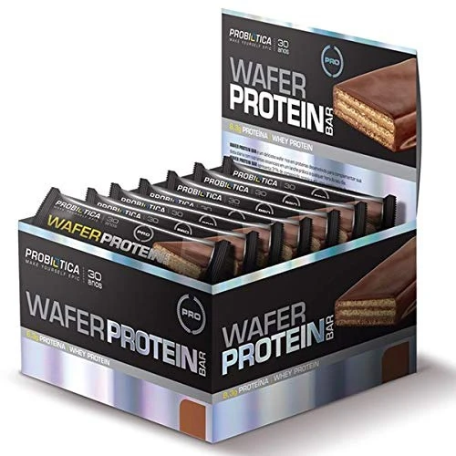 WAFER PROTEIN BAR AMENDOIN 2 DISP COM 12 UN 30 GR PROBIÓTICA