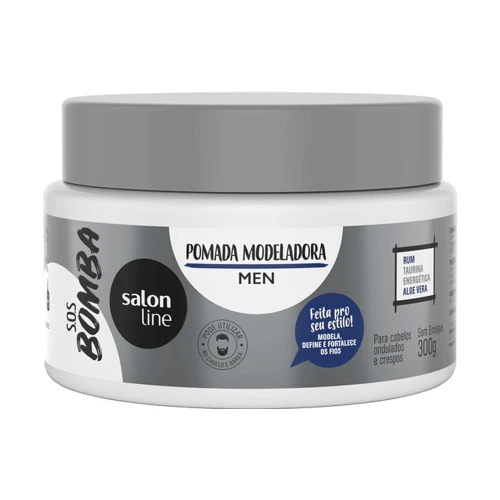 POMADA MODELADOR A SALON LINE 300G SOS BOMBA MEN