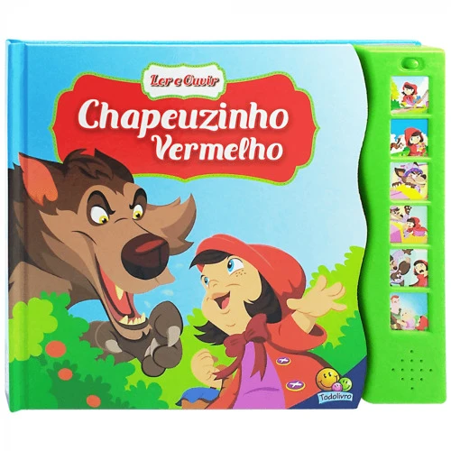 LIVRO SONORO CHAPEUZINHO VERMELHO LER E OUVIR