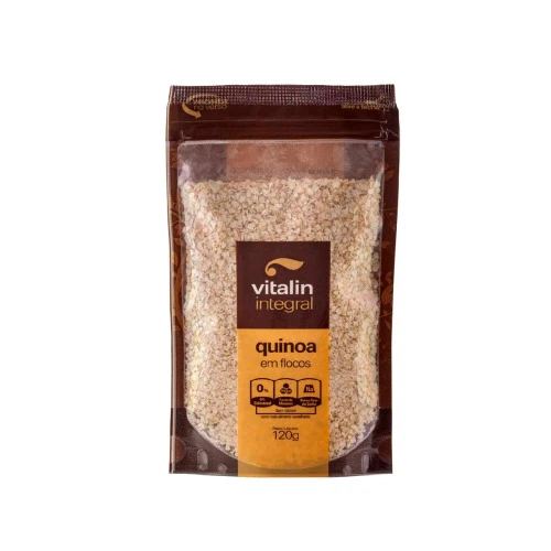 QUINOA INTEGRAL EM FLOCOS VITALIN PACOTE 120G