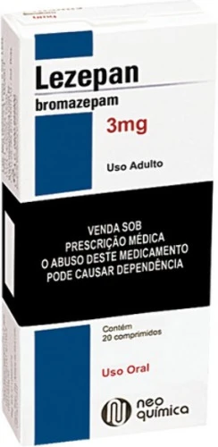 LEZEPAN 3 MG 20 COMPRIMIDOS NEO QUÍMICA SIMILAR