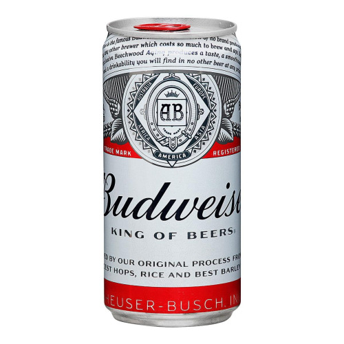 CERVEJA BUDWEISER AMERICAN LAGER 269ML LATA